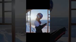 The Longest Ski Jump skijump redbull worldrecord [upl. by Ellegna]