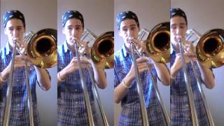 Bruno Mars  Locked Out Of Heaven Trombone Arrangement [upl. by Aborn458]