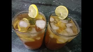 REFRESHING Lemon Iced Tea Recipe [upl. by Willdon590]