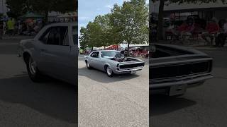 Blown Pro Street Cars Cruising Through Car Show Nasty Group Of Pro Street Cars [upl. by Zirkle]