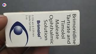 Brimolol Eye Drops  Brimonidine Tartrate and Timolol Eye Drop  Brimolol Eye Drops Uses Benefits [upl. by Nryhtak]