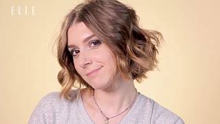 Cómo ondular el pelo corto  Tutorial  Elle España [upl. by Neiviv917]