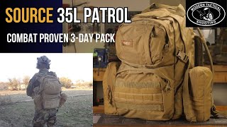 Source 35L Patrol The best tactical mission sustainment pack Ive used in combat specialforces s [upl. by Maxia]