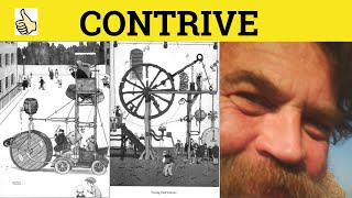 🔵 Contrive Contrived Contrivance  Contrive Meaning  Contrive Examples  GRE 3500 Vocabulary [upl. by Omik653]