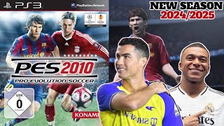 PATCH TERBARU PES 2010 SEASON 2024 [upl. by Llerryt417]