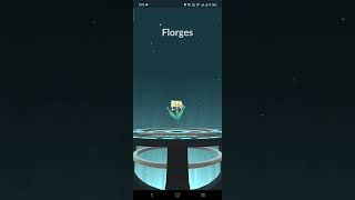 Floette into Florges pokemongo pokemon pokemoncaught evolution 1000subscriber 100ivpokemons [upl. by Stonwin]