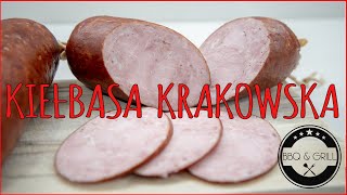 Kiełbasa Krakowska wędzona wędzarnia elektryczna [upl. by Yecnuahc]