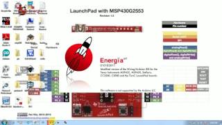 msp 430 led blink program in energia hindi [upl. by Nymassej592]