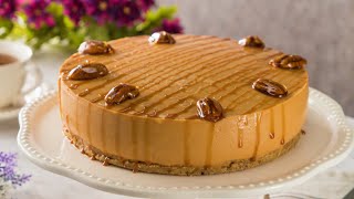 Cheesecake de Cajeta sin Horno [upl. by Ennylcaj272]