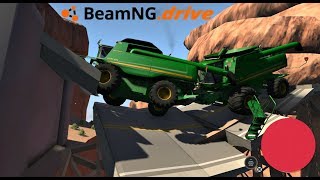 BeamNG drive  DESPLOME de puente  Peso Peligroso [upl. by Bouchier]