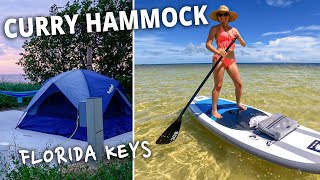 CAMPING IN CURRY HAMMOCK STATE PARK  Marathon Florida Keys [upl. by Nieberg]