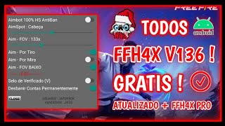 😱SAIU😱 MOD MENU FFH4X V136 CRACKED FF 1108X 100ANTBLACKLIST  ANTIBAN [upl. by Koblas]