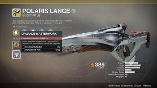 Destiny 2  Nascent Dawn 55 Full Quest Chain Polaris Lance Catalyst Reward [upl. by Llyrat]