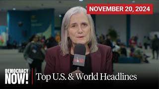 Top US amp World Headlines — November 20 2024 [upl. by Ladnek]