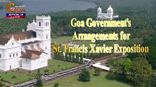 Goa government arrangements for StFrancis Xavier exposition [upl. by Lonergan]