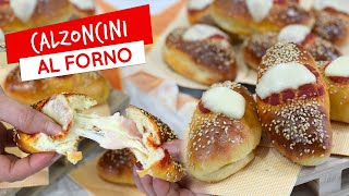 Calzoncini al forno palermitani la ricetta della rosticceria siciliana [upl. by Othilia]