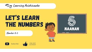 Learning Anishinaabe  Counting to 5 Lesson Three [upl. by Cannell]