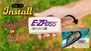 How To Install E ZPass Toll Pass Easy Simple [upl. by Olenta]