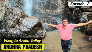 Ep 2 Visakhapatnam Vizag to Araku Valley  Borra  Limestone caves Katiki falls Andhra Pradesh [upl. by Gredel]