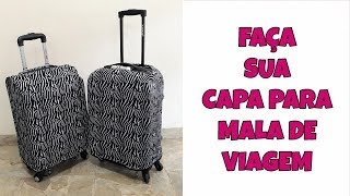 COMO FAZER CAPA PARA MALA DE VIAGEM  suitsuit cover [upl. by Latoya83]