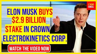 CRKN Stock  Crown Electrokinetics Corp Stock Breaking News Today  CRKN Stock Price Prediction [upl. by Alarick575]