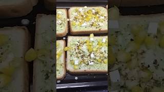 cream cheese bread pizza l shorts yammyviralshots Ashwifoodzone [upl. by Kcirred]