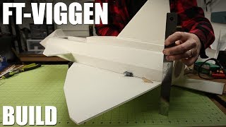 Flite Test  FTViggen  BUILD [upl. by Kliman835]