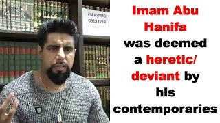 Imam Abu Hanifa was deemed a hereticdeviant by his contemporaries  Mufti Abu Layth alMaliki [upl. by Ahders777]