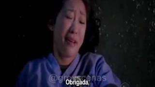 Cristina é atingida por uma estaca de gelo  Greys Anatomy [upl. by Johppah309]