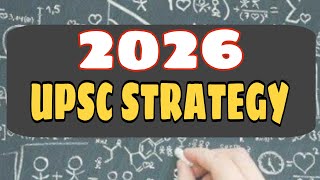 UPSC 2026 strategy [upl. by Shelden]