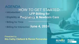 How to get started LFP Billing for Pregnancy amp Newborn Care [upl. by Tirma989]