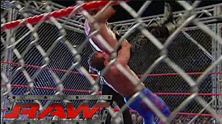 Chris Benoit vs Edge Steel Cage Match Bloody RAW Nov 222004 [upl. by Damaris503]