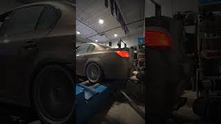 S85EVO Dyno Run  E60 M5 V10 with Infinity V3 Headers Eisenmann Sport and Schrick cams [upl. by Leede]