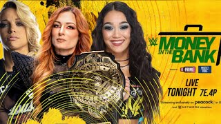 WWE 2K24 Money In The Bank PLE Lynch Vs Starks Vs Perez Womens Intercontinental Championship Match [upl. by Hbahsur168]