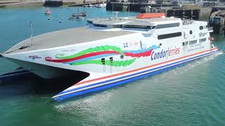 CONDOR FERRIES TO ST MALO FRANCE [upl. by Aenil]