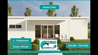 Granny flat kit builder Brisbane Modular homes Affordable Queensland [upl. by Teiv]