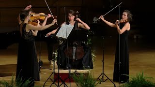 Moniuszko  String quartet no 1  QUARTETTO NERO [upl. by Asilak285]