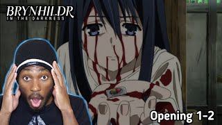 Brynhildr in The Darkness Opening 12 Reaction  Anime Op Reaction [upl. by Hsizan]