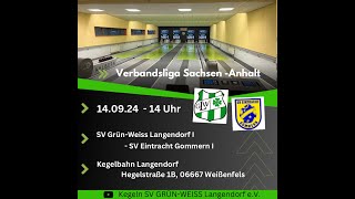 Classic Kegeln Verbandsliga Männer SachsenAnhalt SV GRÜNWEISS Langendorf  SV Eintracht Gommern [upl. by Byron]