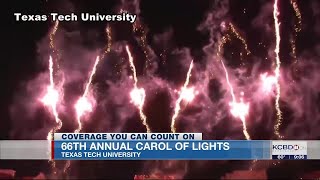 Texas Tech celebrates the holidays with 66th annual Carol of Lights [upl. by Allertse]