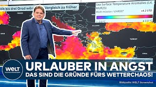 MALLORCA BalearenUnwetter  Extrem warme Wassertemperaturen sorgen für Wetterchaos am Mittelmeer [upl. by Tenej716]