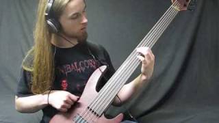 Obscura  Incarnated on Fretless bass guitar [upl. by Josephson851]