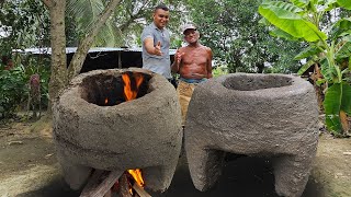 ✅Abuelo enseña a hacer el FOGÓN ANCESTRAL DE COMEJÉN tradicional ❤ [upl. by Nwaf]