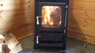 Small wood stove with secondary combustion [upl. by Cally]