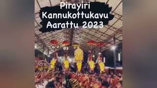 pirayiri kannukotukaavu aaratu 2023 [upl. by Ebaj]