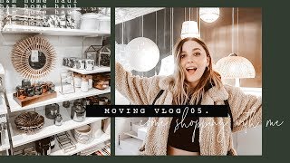 COME HOMEWARE SHOPPING WITH ME  HampM HAUL  MOVING VLOG 05  I Covet Thee [upl. by Uhp]