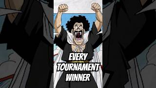 Every Tournament Winner in Dragon Ball [upl. by Litsyrk490]