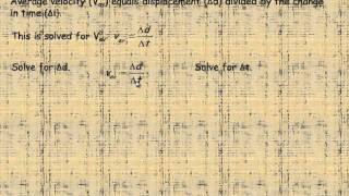 Rearranging Kinematics Formulas SPH4C [upl. by Ynnoj]