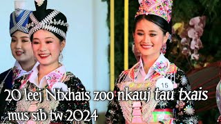 20 leej Miss Hmong Vientiane 2024 [upl. by Rapsac]