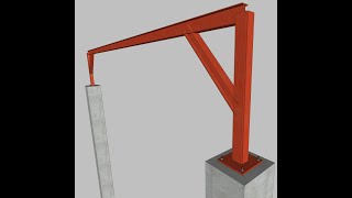 Steel Column  Concrete Column Connection in CYPE 3D  Tutorial [upl. by Aicnom]